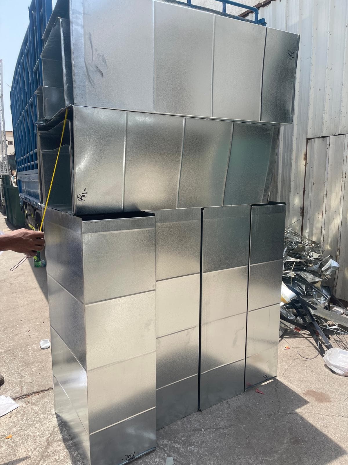 Site-ready duct sections
