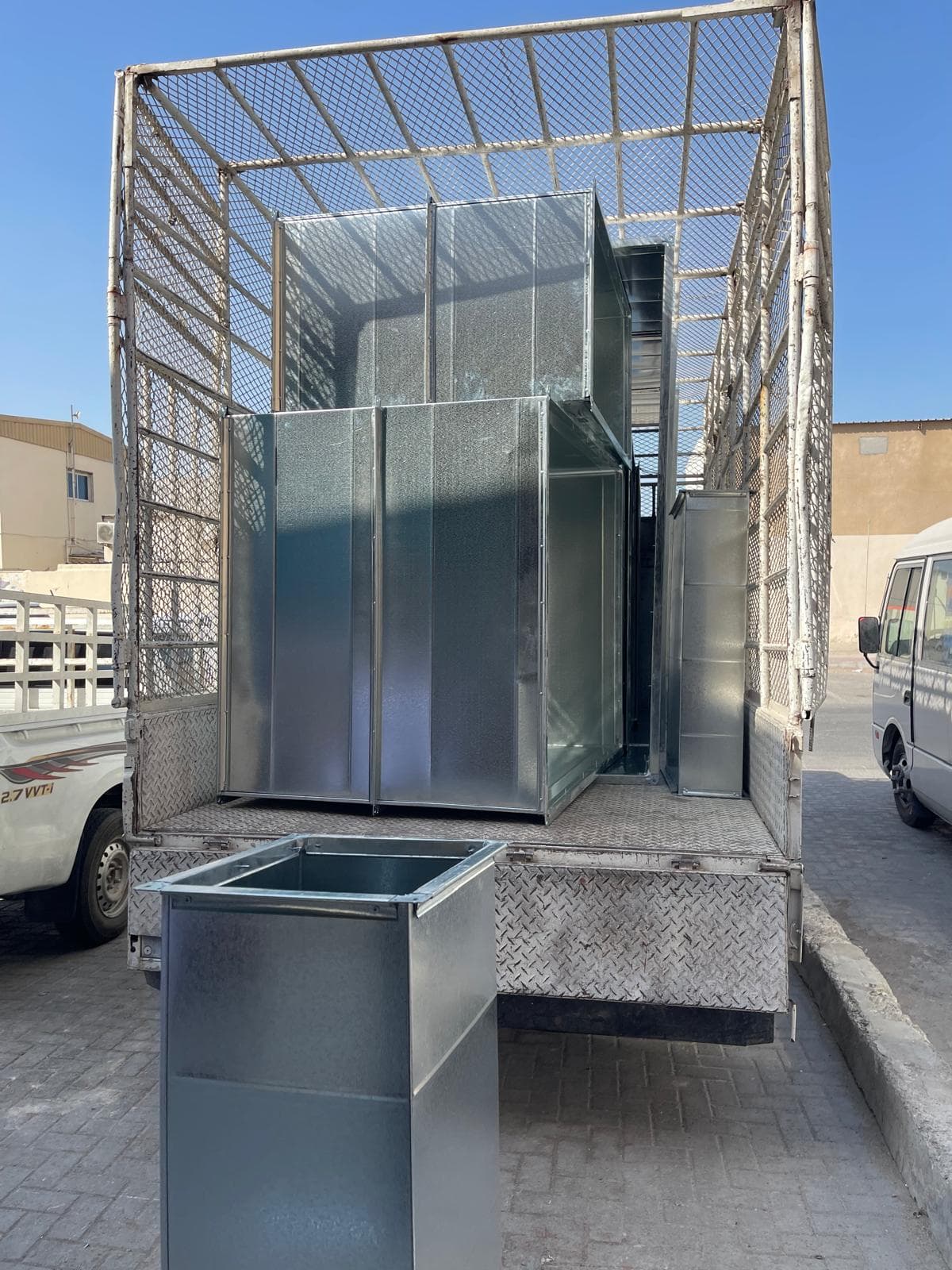 Loaded for site delivery