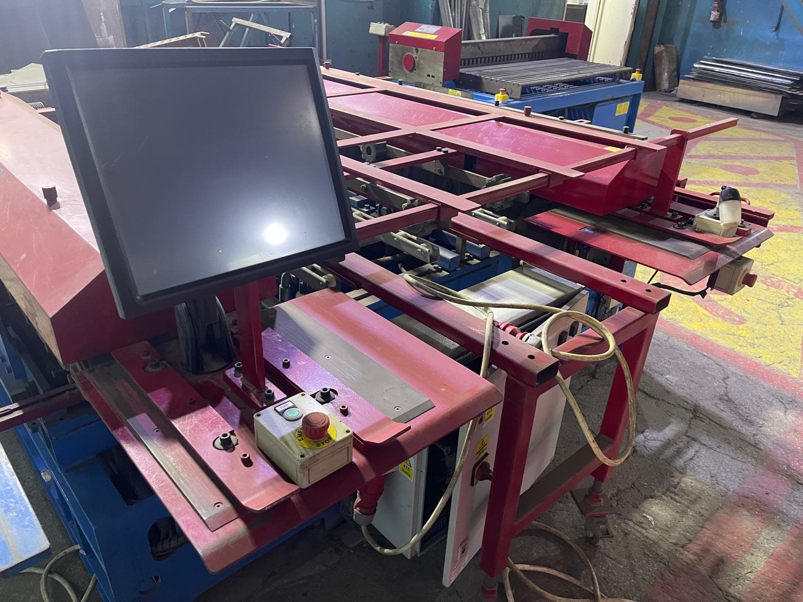 CNC machine console