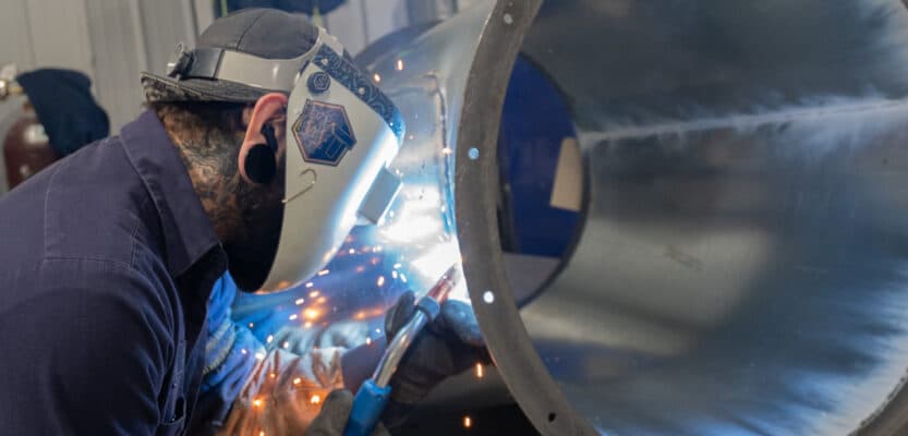 Technical Welding for Fire-Rated Ductwork UAE - Emirates AC